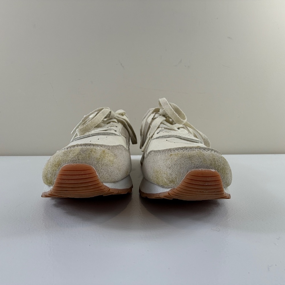 Reebok Beige and Gray Sneakers with Cheetah Pattern Accents‎ Sz 3 - Picture 7 of 13